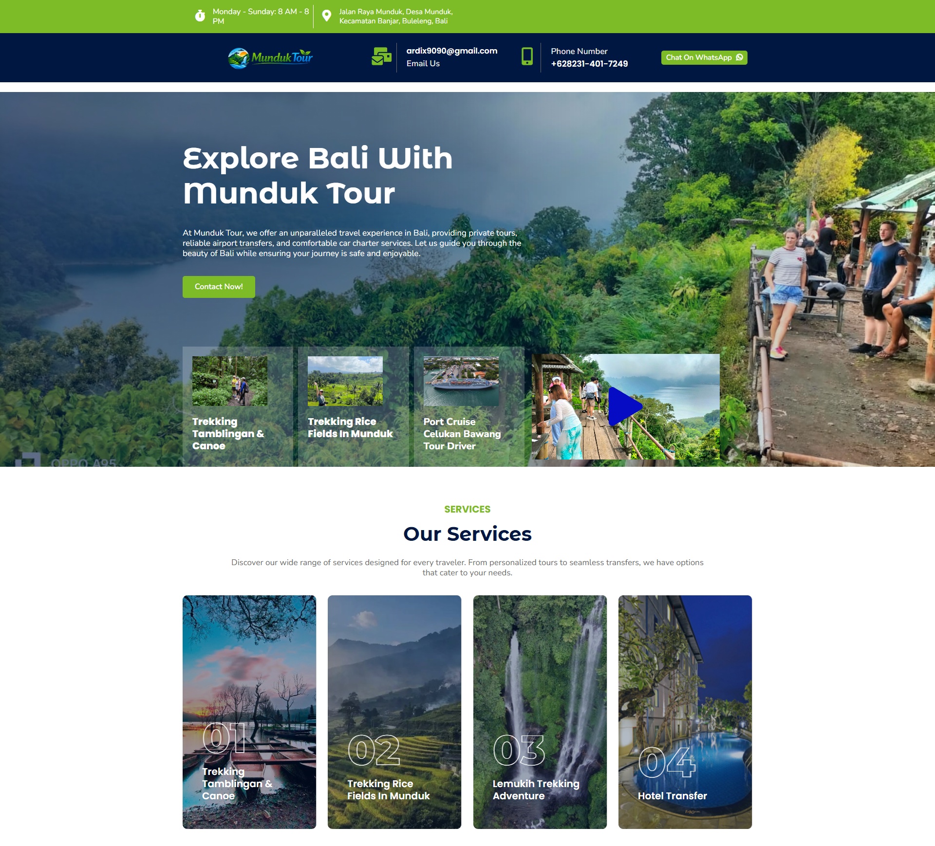 Munduk Tour — Bali Travel Website