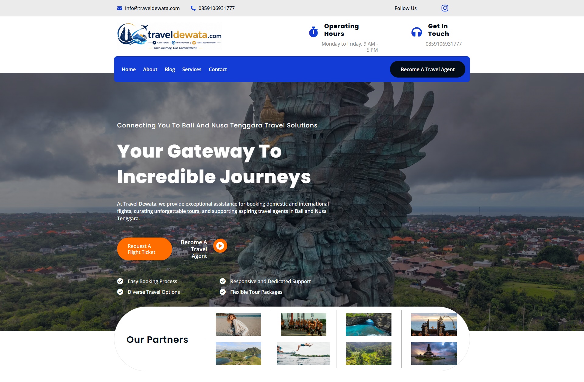 Travel Dewata — Travel & Tour Website